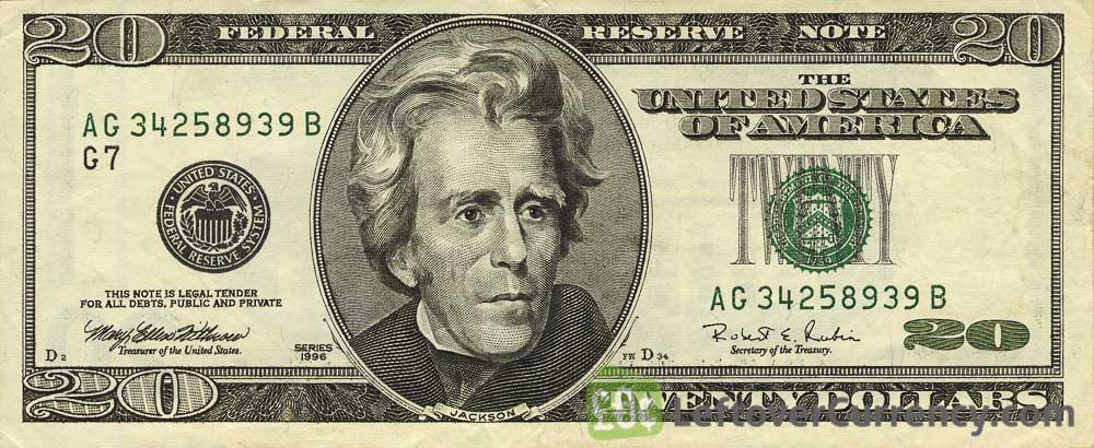 20 dollar banknote